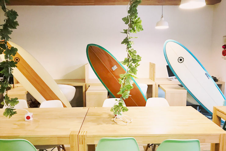 一緒にサーフィンできる