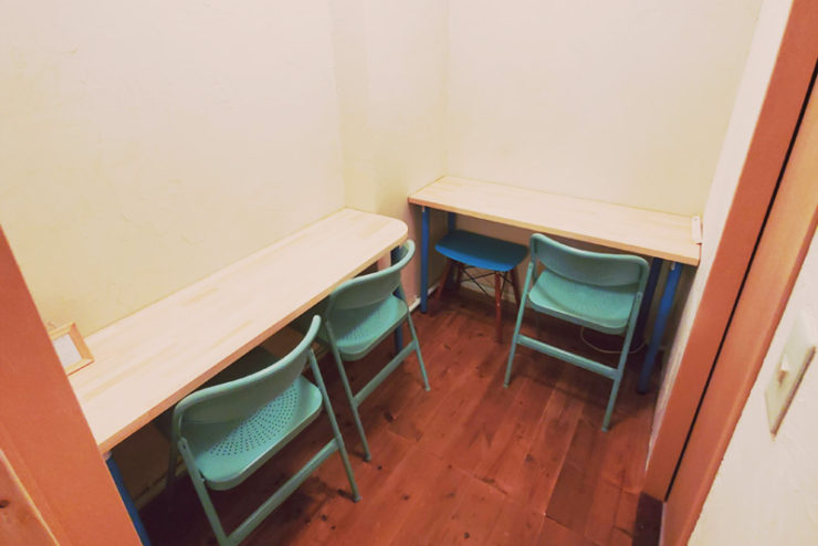 こもれる半個室で集中作業