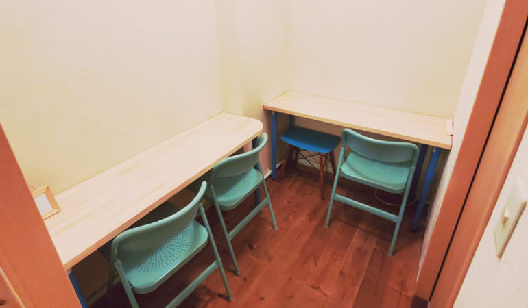 こもれる半個室で集中作業